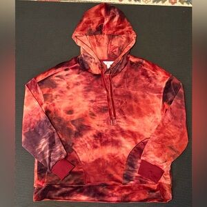 Velour Tie-Dye Hoodie